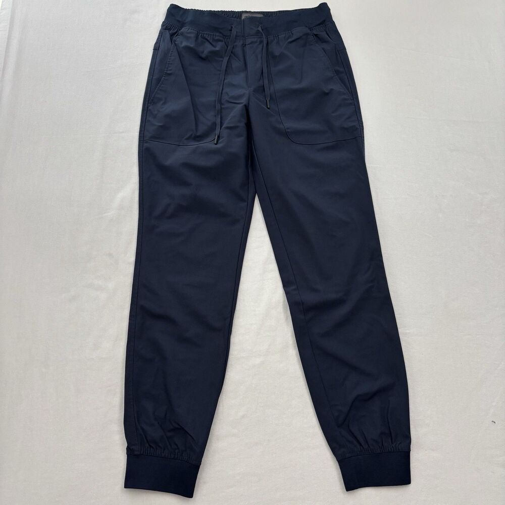 Vintage Genes Performance Navy Blue Jogger Pants Mens Size S Casualwear Preppy